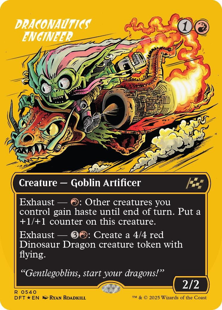 Image for Draconautics Engineer (Borderless) (First-Place Foil) (540) - Magic: The Gathering