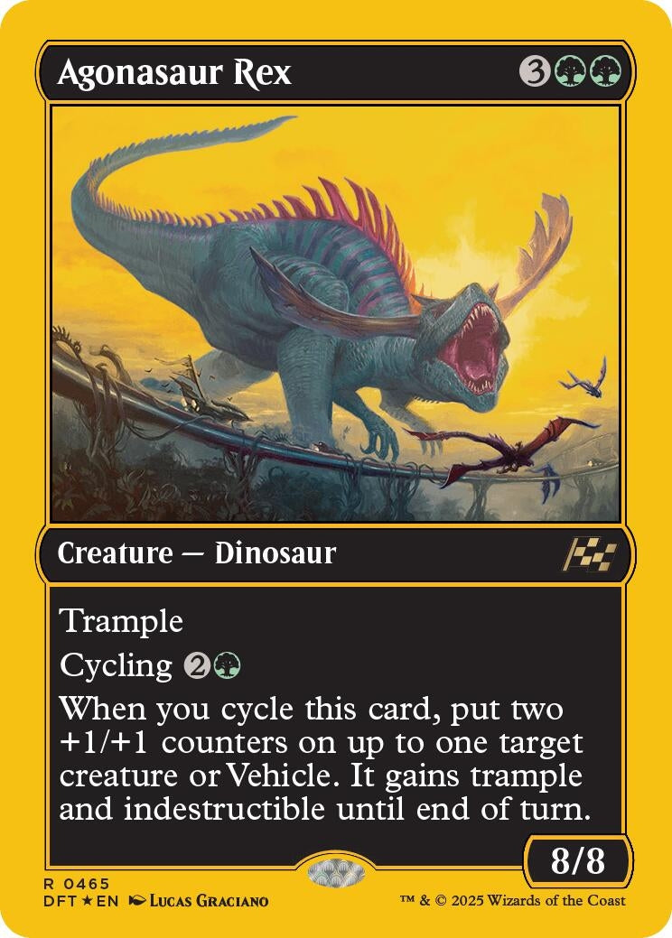 Image for Agonasaur Rex (First-Place Foil) (465) - Magic: The Gathering