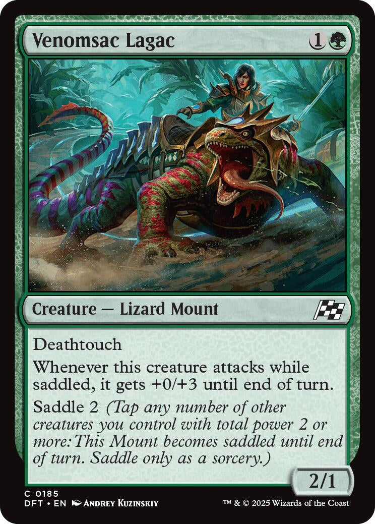 Image for Venomsac Lagac (185) - Magic: The Gathering