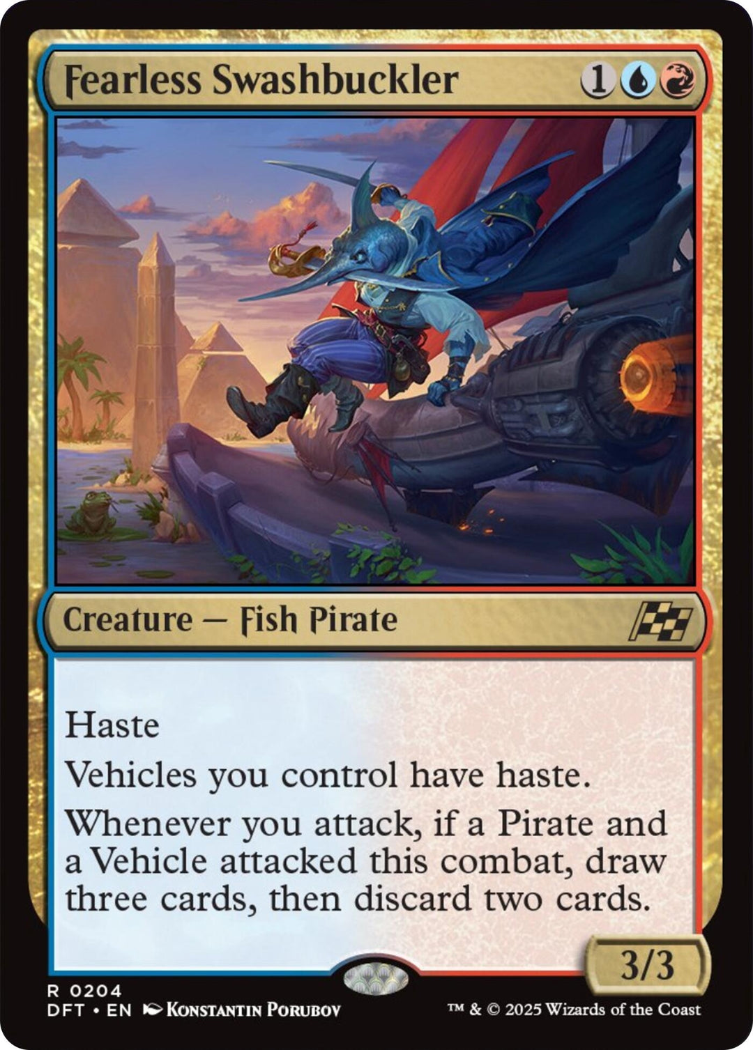 Image for Fearless Swashbuckler (204) (DFT) - Magic: The Gathering