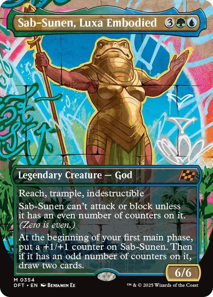Image for Sab-Sunen, Luxa Embodied (Borderless) (354) (DFT) - Magic: The Gathering
