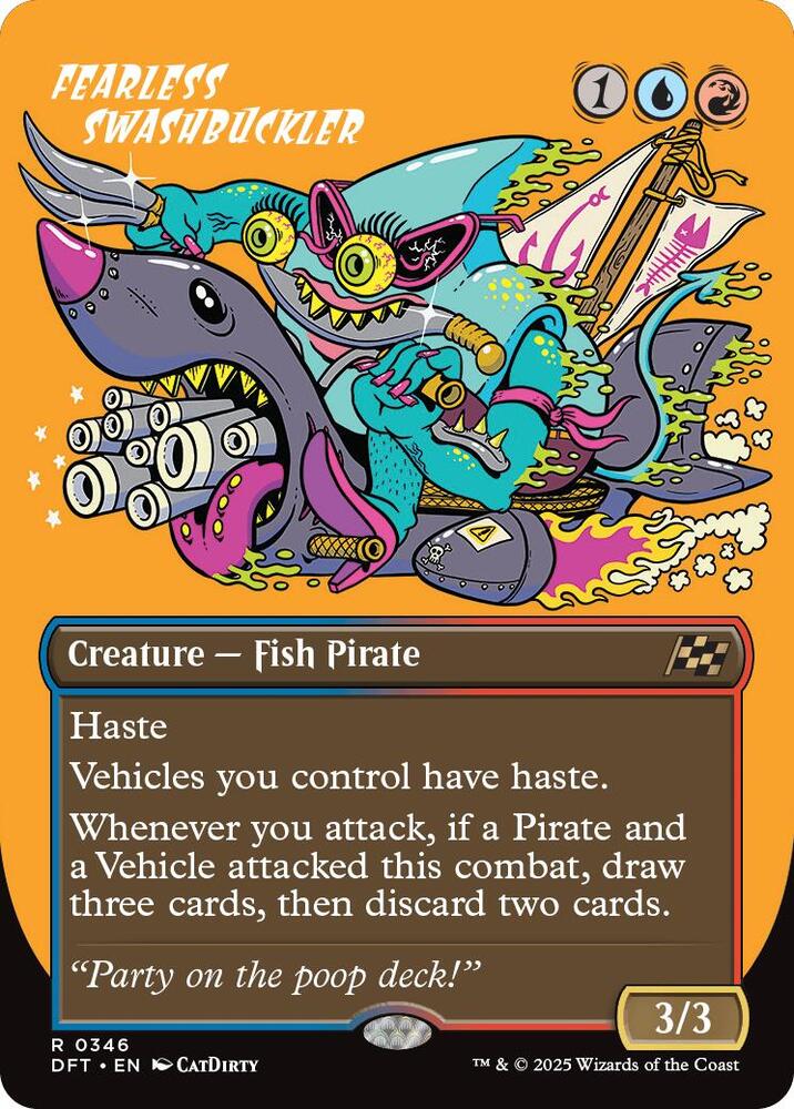 Image for Fearless Swashbuckler (Borderless) (346) - Magic: The Gathering