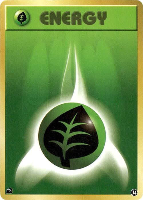 Image for Basic Grass Energy - 34 (34) - Pokemon Japan