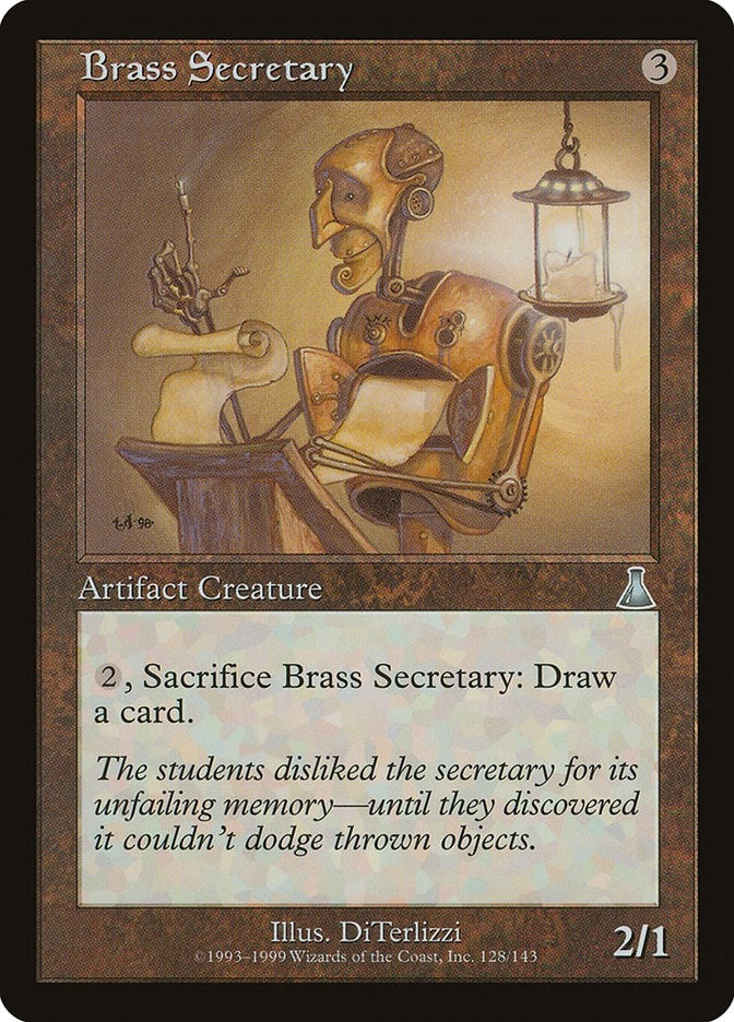 Image for Brass Secretary (128) - Magic: The Gathering
