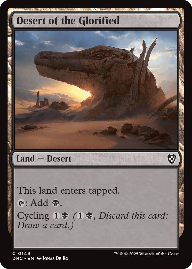 Image for Desert of the Glorified (149) - Magic: The Gathering
