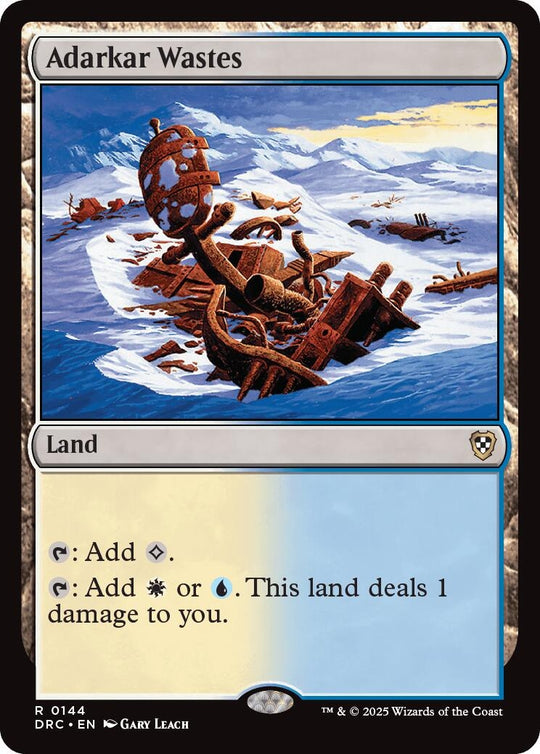 Image for Adarkar Wastes (144) (DRC) - Magic: The Gathering