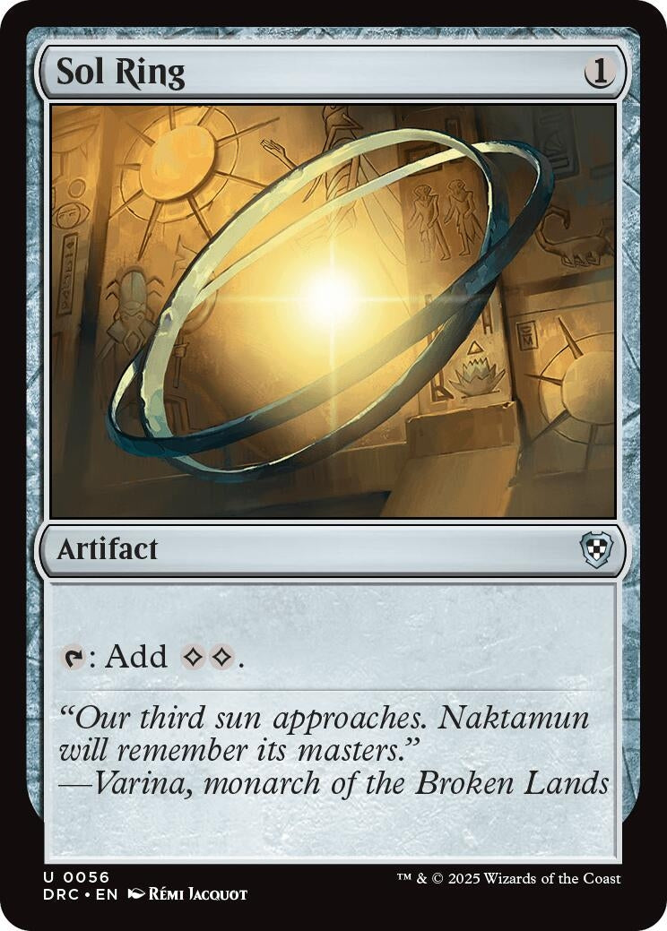 Image for Sol Ring (0056) (56) - Magic: The Gathering