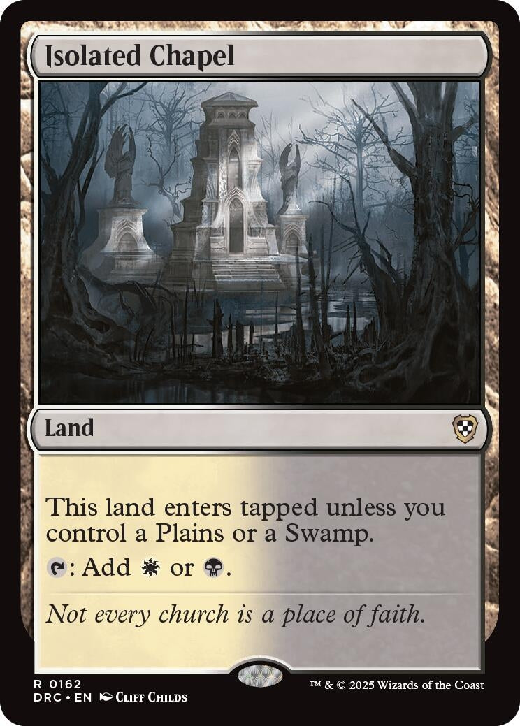 Image for Isolated Chapel (162) (DRC) - Magic: The Gathering