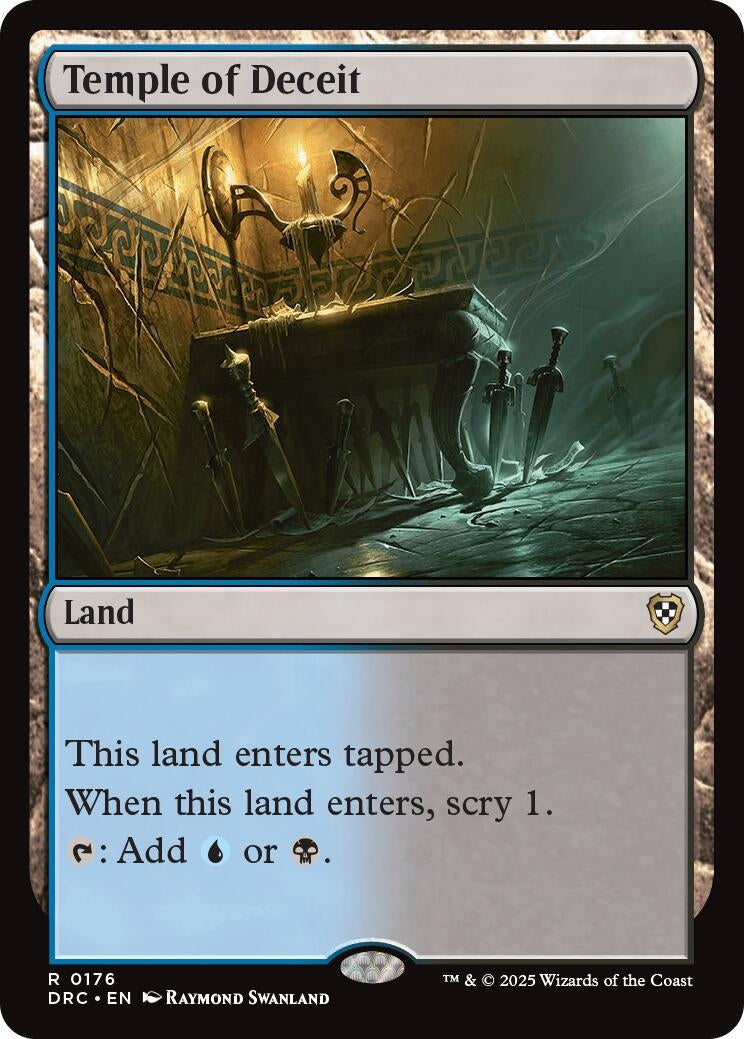 Image for Temple of Deceit (176) - Magic: The Gathering