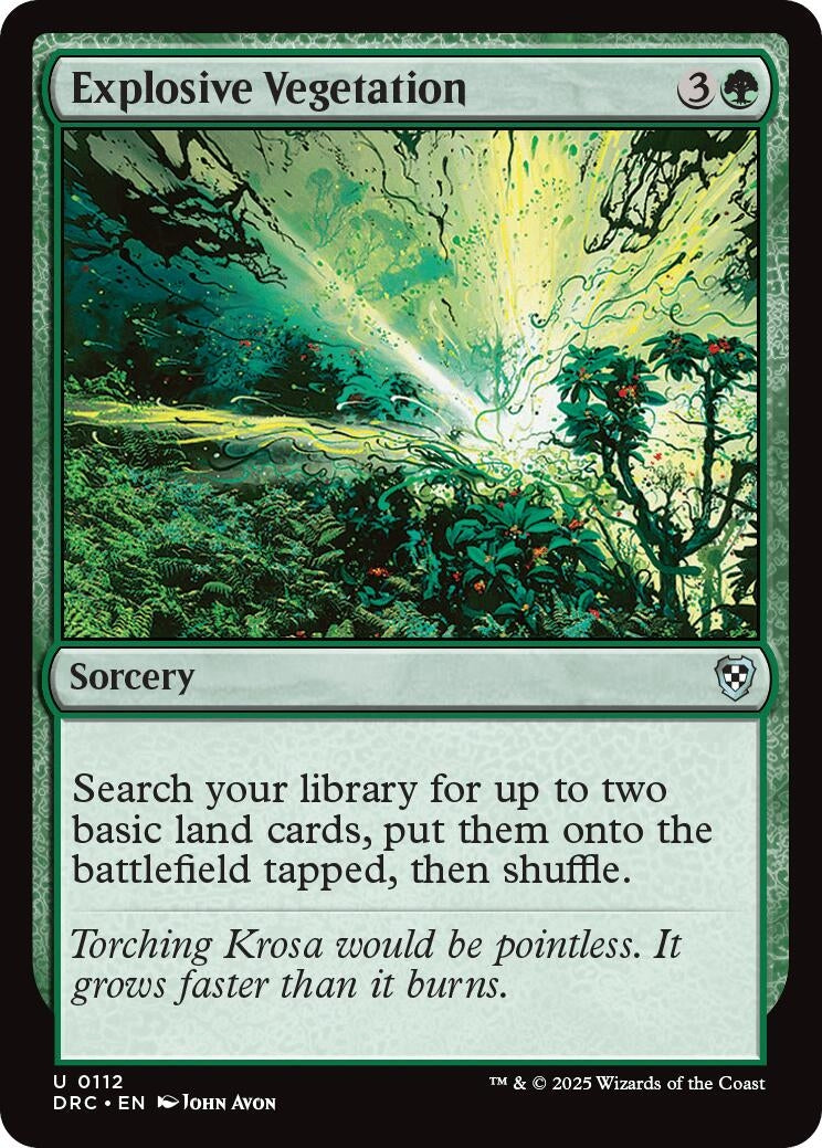 Image for Explosive Vegetation (112) - Magic: The Gathering
