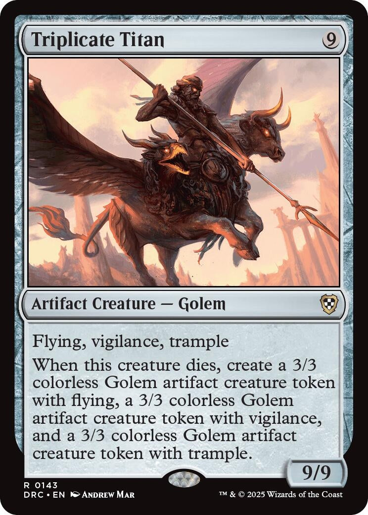 Image for Triplicate Titan (143) - Magic: The Gathering