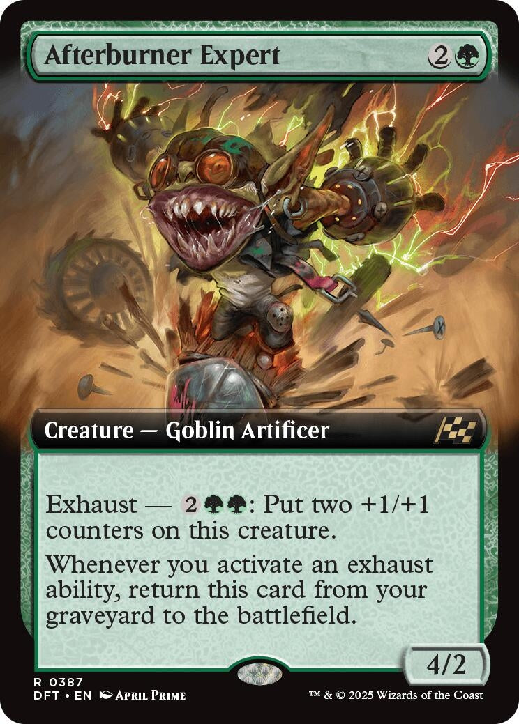 Image for Afterburner Expert (Extended Art) (387) - Magic: The Gathering