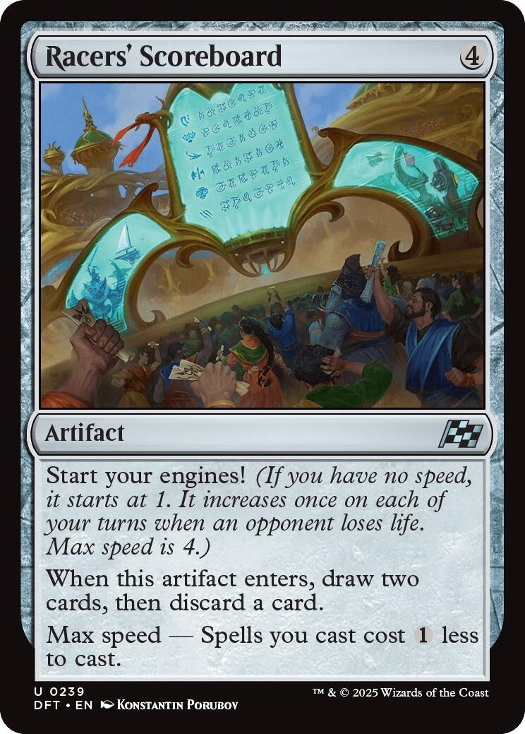 Image for Racers' Scoreboard (239) (DFT) - Magic: The Gathering