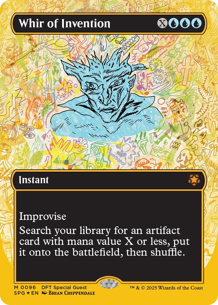 Image for Whir of Invention (Borderless) (First-Place Foil) (96) - Magic: The Gathering