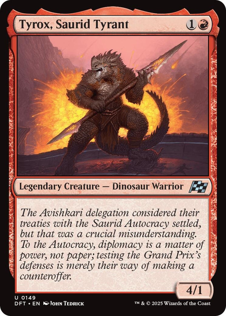 Image for Tyrox, Saurid Tyrant (149) - Magic: The Gathering