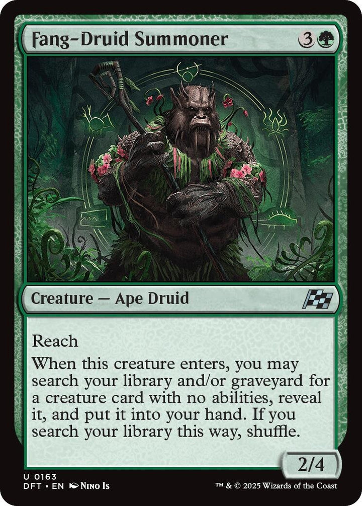 Image for Fang-Druid Summoner (163) - Magic: The Gathering