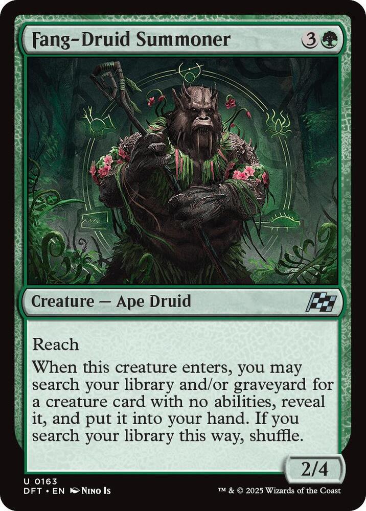 Image for Fang-Druid Summoner (163) - Magic: The Gathering