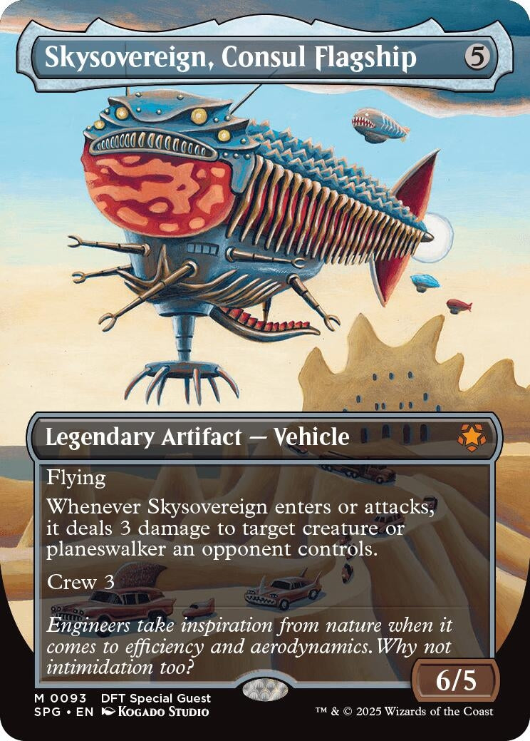 Image for Skysovereign, Consul Flagship (Borderless) (93) - Magic: The Gathering