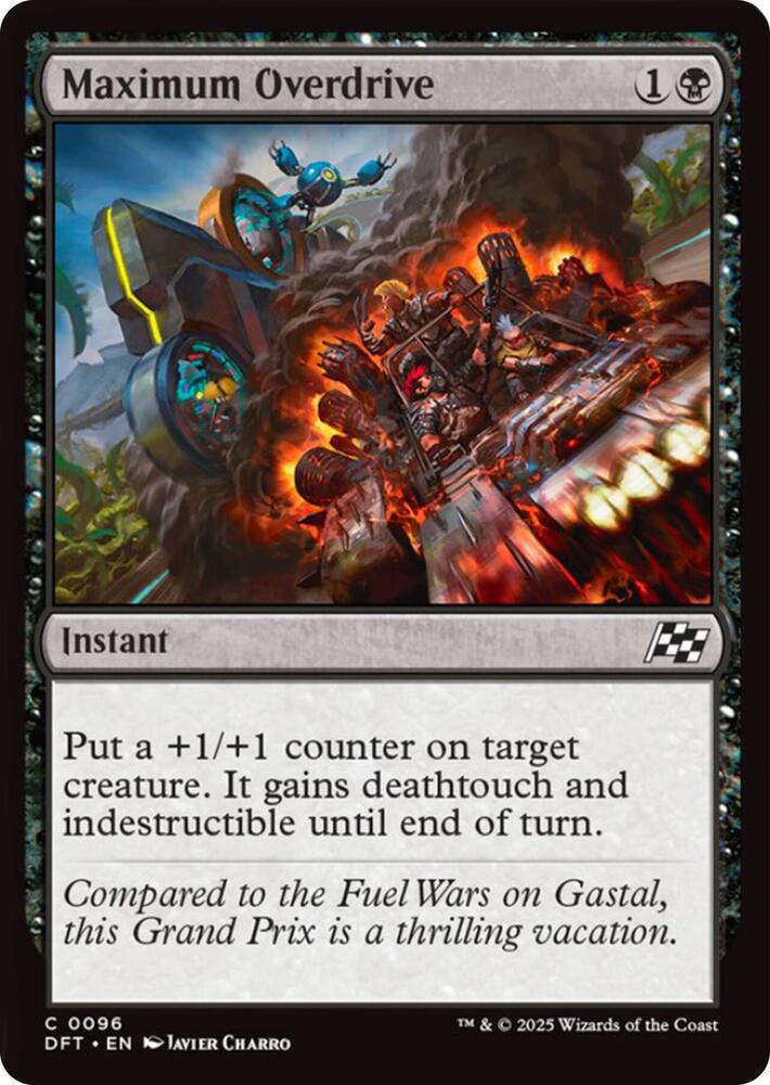 Image for Maximum Overdrive (96) - Magic: The Gathering