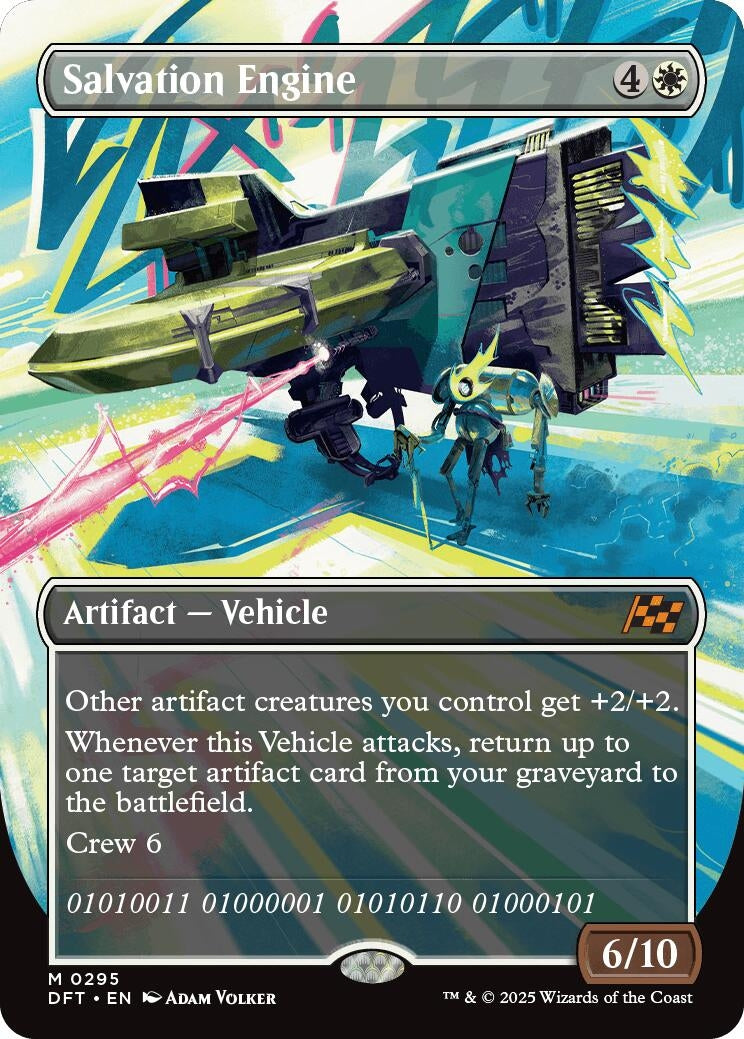 Image for Salvation Engine (Borderless) (295) (DFT) - Magic: The Gathering