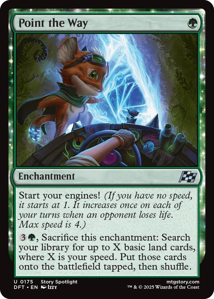 Image for Point the Way (175) (DFT) - Magic: The Gathering