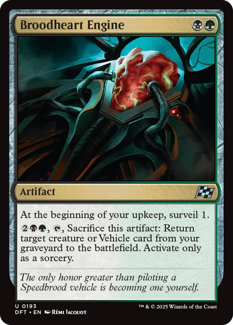 Image for Broodheart Engine (193) (DFT) - Magic: The Gathering