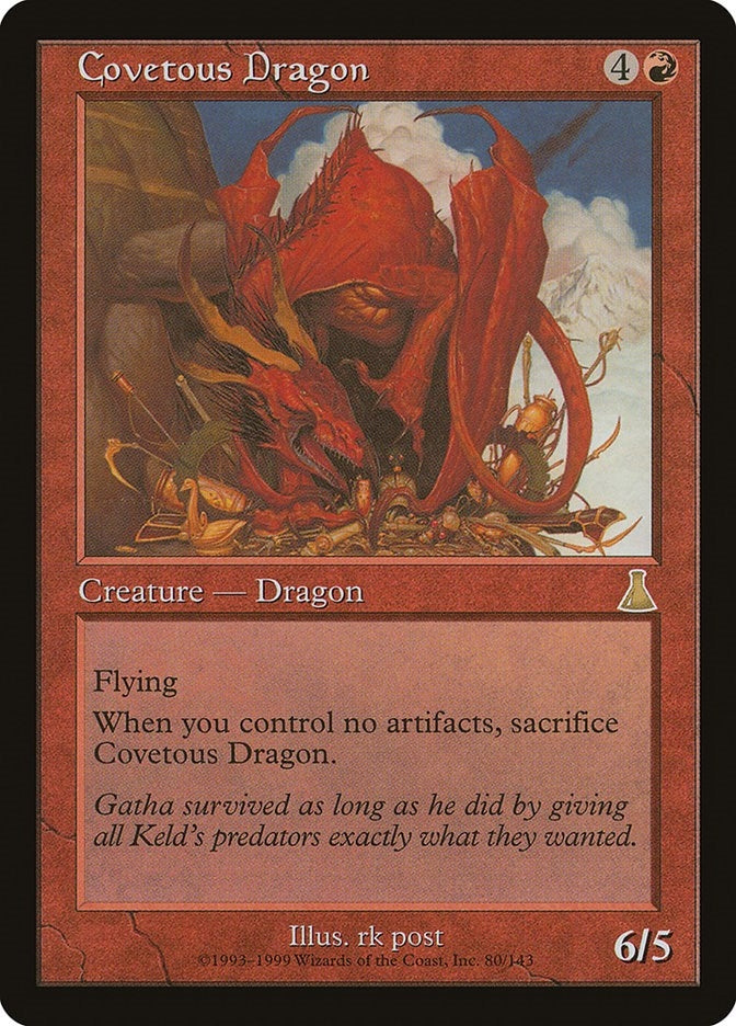Image for Covetous Dragon (80) - Magic: The Gathering