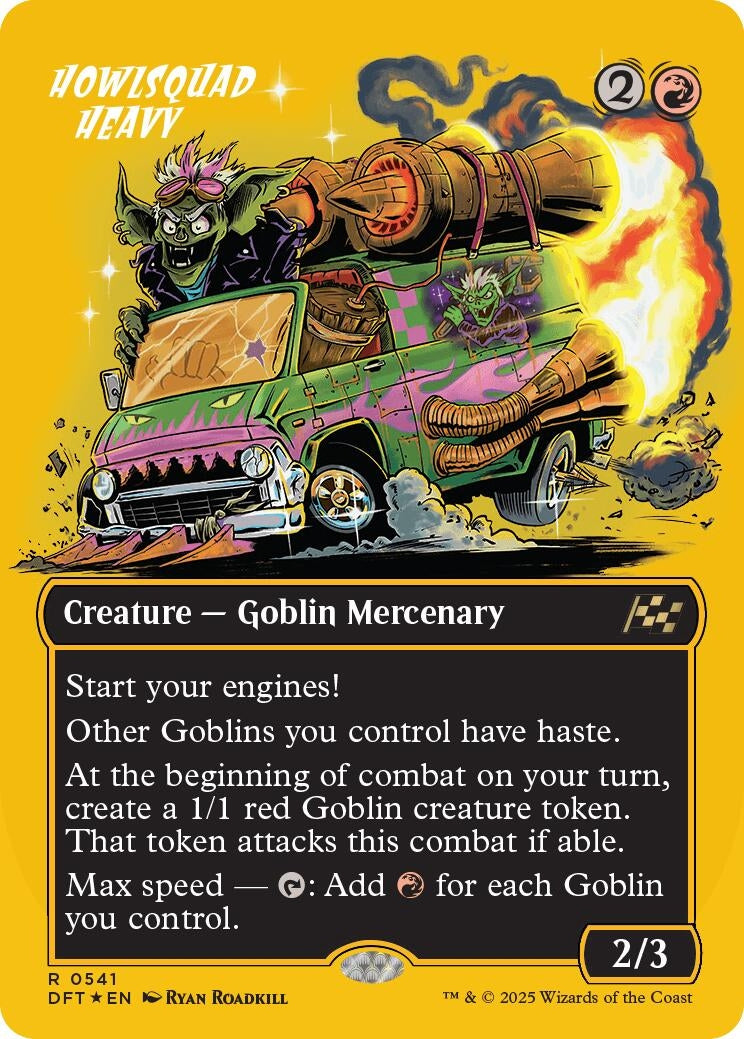 Image for Howlsquad Heavy (Borderless) (First-Place Foil) (541) - Magic: The Gathering