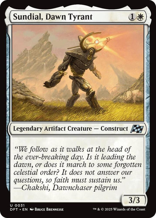 Image for Sundial, Dawn Tyrant (31) - Magic: The Gathering