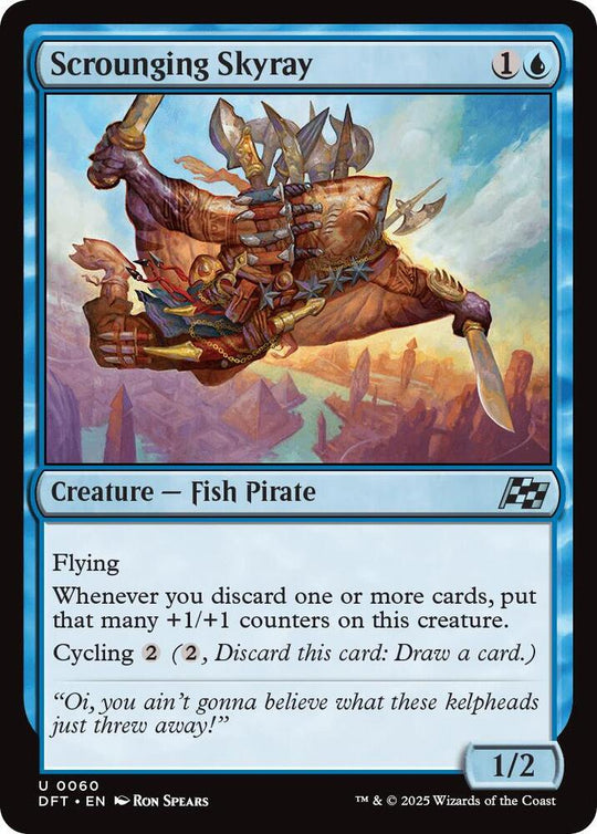 Image for Scrounging Skyray (60) - Magic: The Gathering