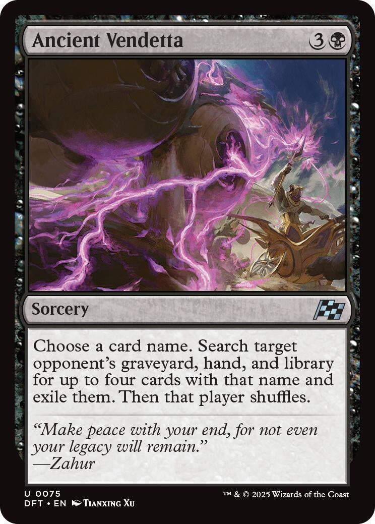 Image for Ancient Vendetta (75) (DFT) - Magic: The Gathering