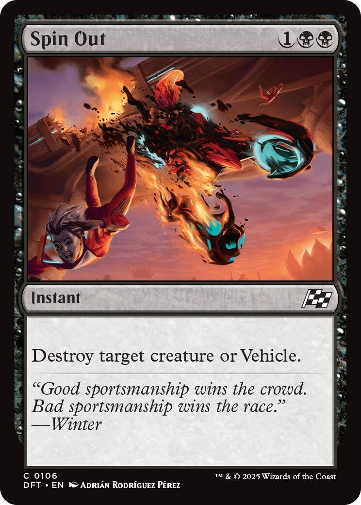Image for Spin Out (106) (DFT) - Magic: The Gathering