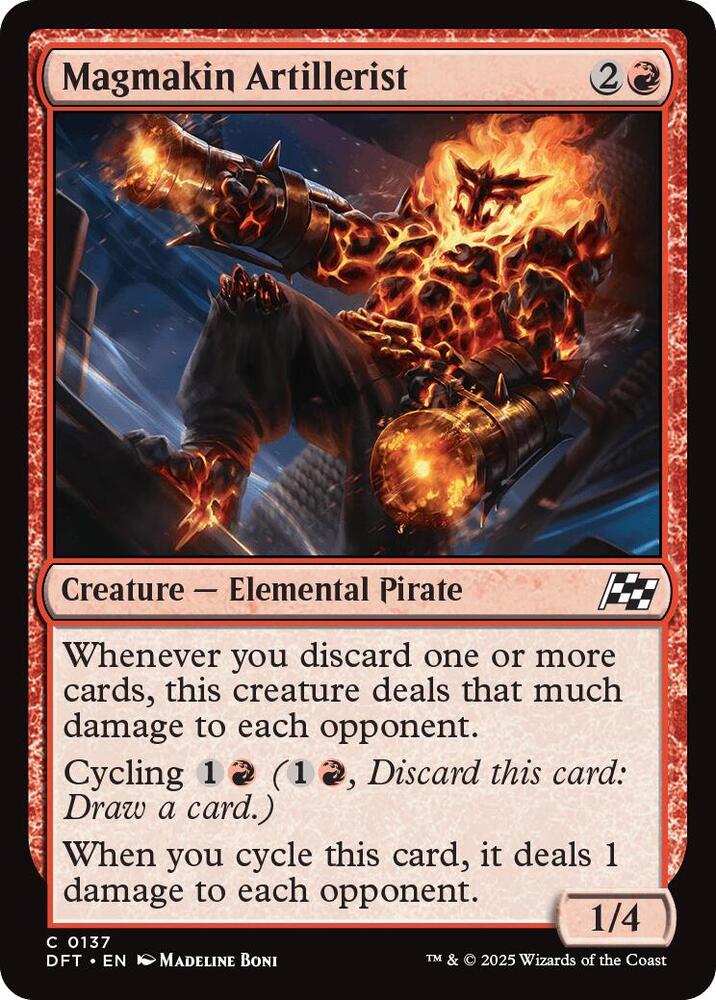 Image for Magmakin Artillerist (137) - Magic: The Gathering