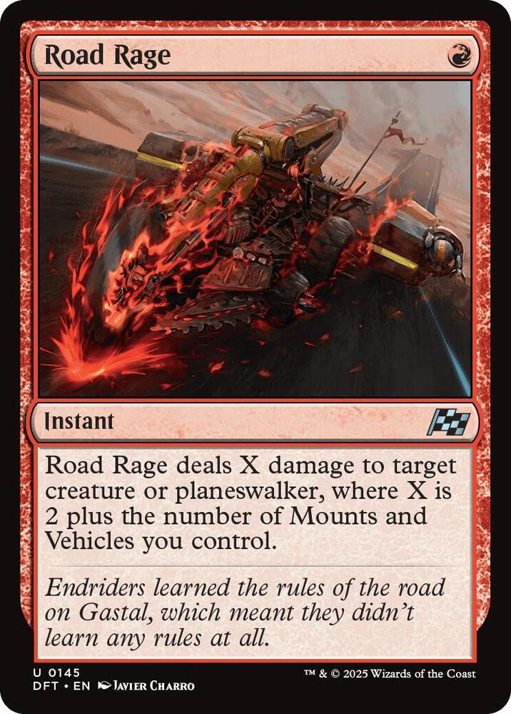 Image for Road Rage (145) - Magic: The Gathering