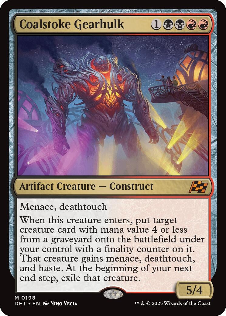 Image for Coalstoke Gearhulk (198) (DFT) - Magic: The Gathering