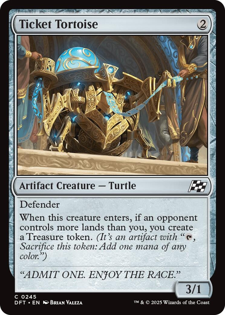 Image for Ticket Tortoise (245) (DFT) - Magic: The Gathering