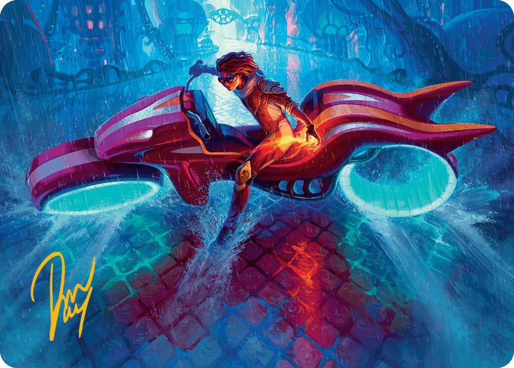 Image for Chandra, Spark Hunter Art Card (Gold-Stamped Signature) (20) (ASDFT) - Magic: The Gathering