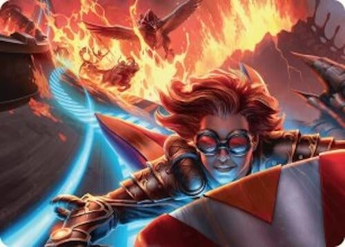 Image for Outpace Oblivion Art Card (24) (ASDFT) - Magic: The Gathering