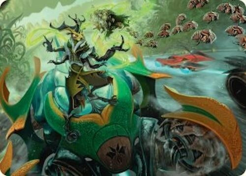 Image for Aatchik, Emerald Radian Art Card (15/54) (15) (ASDFT) - Magic: The Gathering