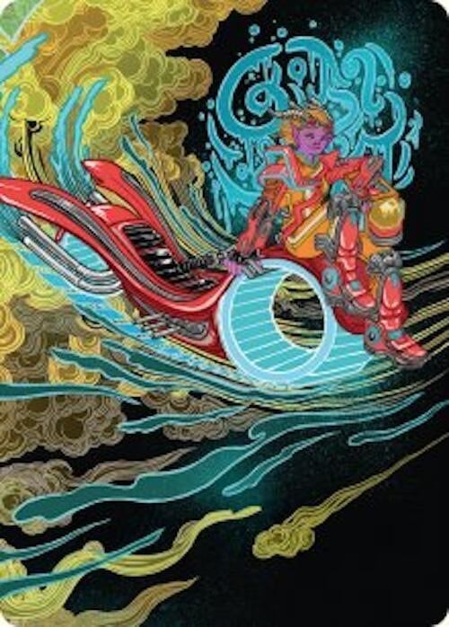 Image for Cloudspire Skycycle Art Card (44) (ASDFT) - Magic: The Gathering