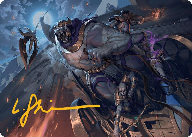 Image for Zahur, Glory's Past Art Card (Gold-Stamped Signature) (10) - Magic: The Gathering