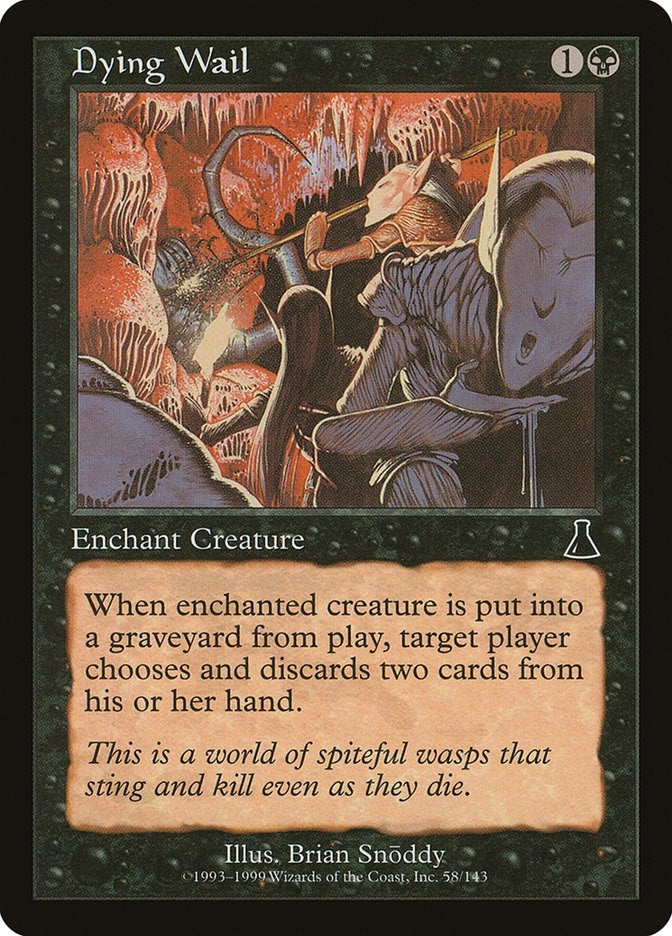 Image for Dying Wail (58) - Magic: The Gathering