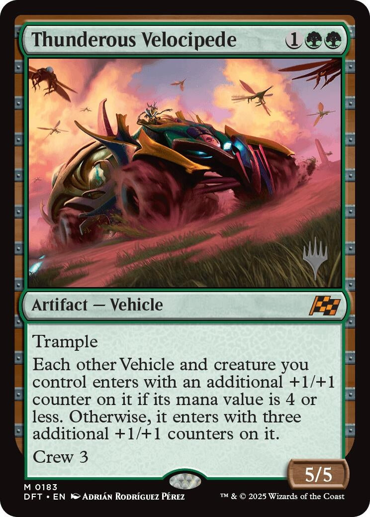 Image for Thunderous Velocipede (183) - Magic: The Gathering