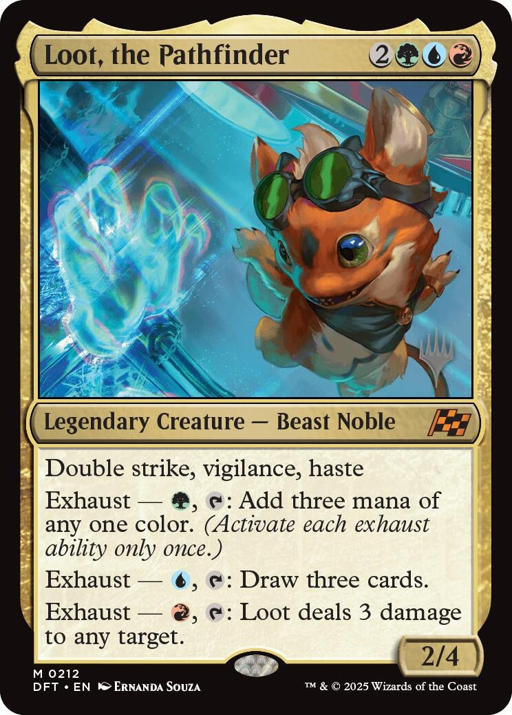 Image for Loot, the Pathfinder (212) - Magic: The Gathering