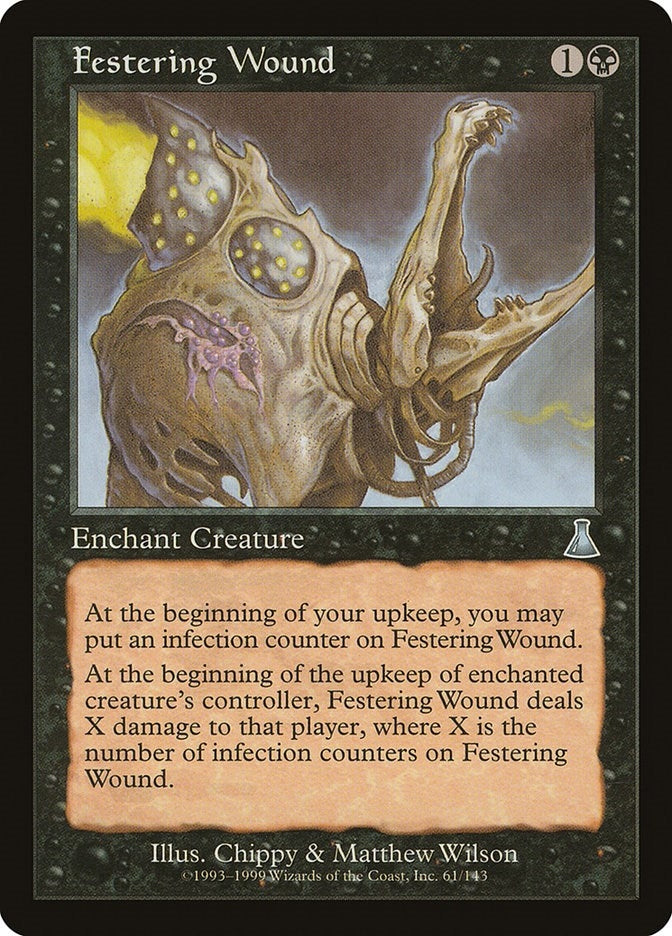 Image for Festering Wound (61) - Magic: The Gathering
