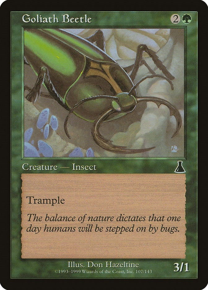 Image for Goliath Beetle (107) - Magic: The Gathering