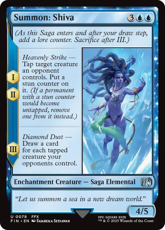 Image for Summon: Shiva (78) - Magic: The Gathering