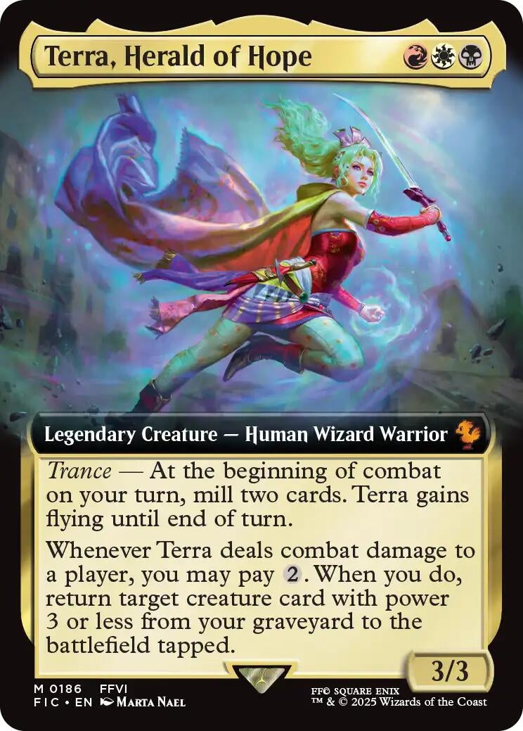 Image for Terra, Herald of Hope (Extended Art) (186) - Magic: The Gathering