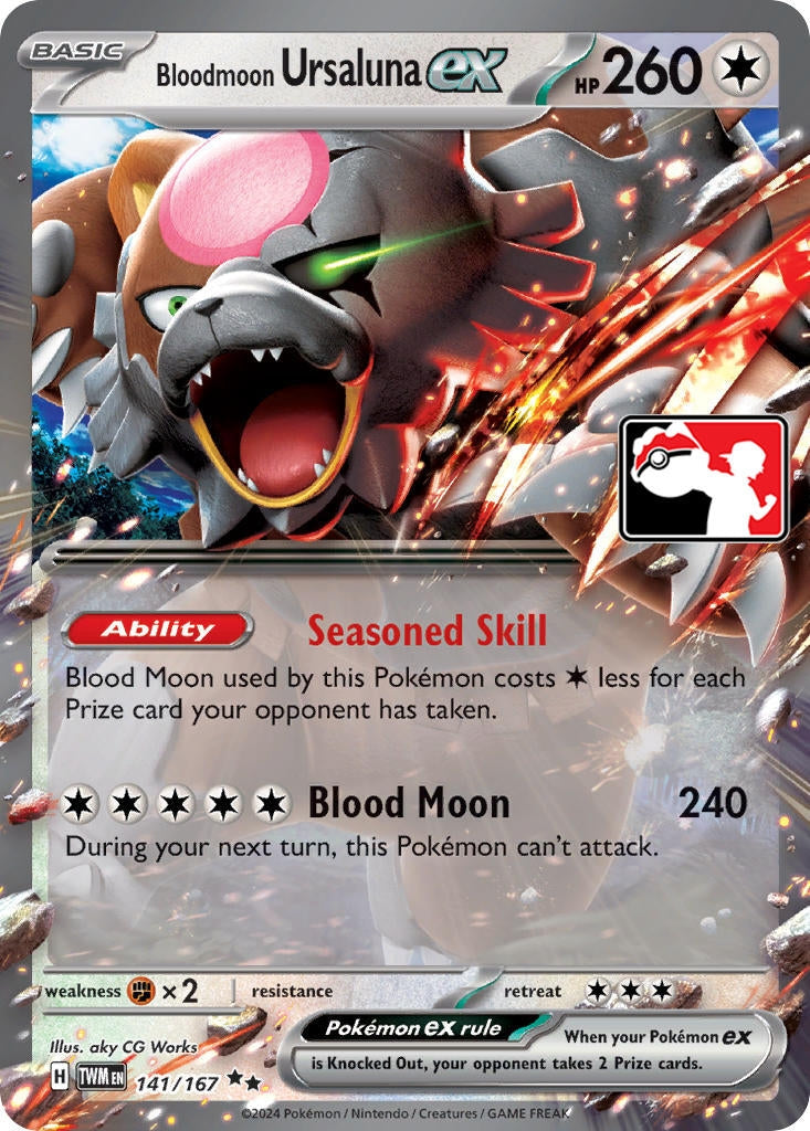 Image for Bloodmoon Ursaluna ex (141/167) - Pokemon