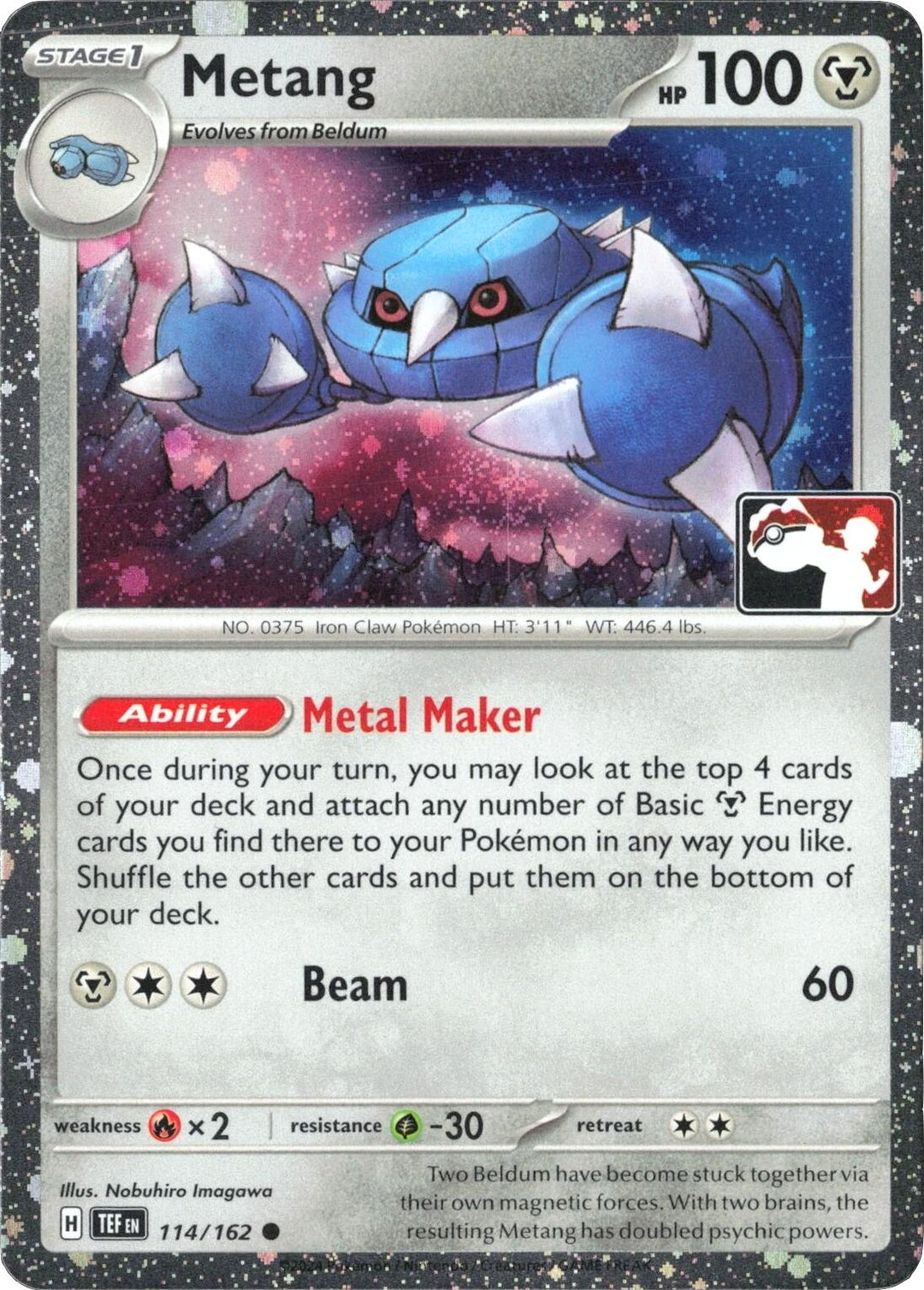 Image for Metang - 114/162 (Cosmos Holo) (114/162) - Pokemon